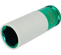 Condor Werkzeug 1003-22 Wheel Nut Insert 1/2 Inch 85 mm Chrome Molybdenum Steel Hexagonal 22 mm Socket Set Socket Set with Rim Protector for Wheel Change 22 Nut for Alloy Wheels