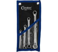 Condor Werkzeug 4401 Double Ring Spanner Set Chrome Vanadium Steel