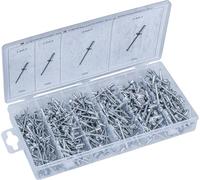 Condor Werkzeug 9060 Blind Rivets Assortment Pop Rivets Set Aluminium 2.4-3.2-4.0-4.8 x 6.4 cm 400 Pieces