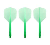 Condor Zero Stress Flight System | Small Size | Dart Flights | Multiple Sizes | Multiple Colours (Clear Green, Long)