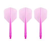 Condor Zero Stress Flight System | Small Size | Dart Flights | Multiple Sizes | Multiple Colours (Clear Pink, Long)