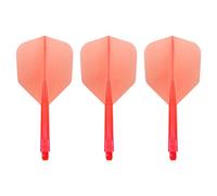 Condor Zero Stress Flight System | Small Size | Dart Flights | Multiple Sizes | Multiple Colours (Clear Red, Medium)