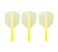Condor Zero Stress Flight System | Small Size | Dart Flights | Multiple Sizes | Multiple Colours (Clear Yellow, Short)