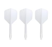 Condor Zero Stress Flight System | Small Size | Dart Flights | Multiple Sizes | Multiple Colours (White, Long)