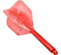 Condor Zero Stress Flight System | Small Size | Marble Design | Dart Flights | Multiple Sizes | Multiple Colours (Red, Long)