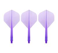 Condor Zero Stress Flight System | Standard Size | Dart Flights | Multiple Sizes | Multiple Colours (Clear Purple, Medium)
