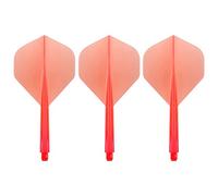 Condor Zero Stress Flight System | Standard Size | Dart Flights | Multiple Sizes | Multiple Colours (Clear Red, Medium)