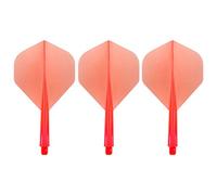 Condor Zero Stress Flight System | Standard Size | Dart Flights | Multiple Sizes | Multiple Colours (Clear Red, Short)