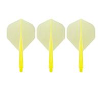 Condor Zero Stress Flight System | Standard Size | Dart Flights | Multiple Sizes | Multiple Colours (Clear Yellow, Short)