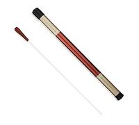 Conducting Baton with Storage Cylinder, Elegant Marching Baton with Ebony Handle Music Conductor Baton for Orchestra Concert Theater Band, 15.4inch Long