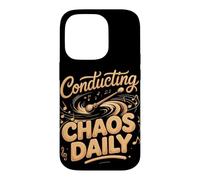 Conducting Chaos Daily Music Teacher Case for iPhone 14 Pro