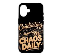 Conducting Chaos Daily Music Teacher Case for iPhone 16