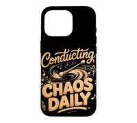 Conducting Chaos Daily Music Teacher Case for iPhone 16 Pro