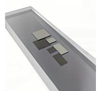 Conductive 4H-HPSI Semi Insulated Silicon Carbide Wafer - Double-Side Polished SiC Wafer for Applications(3x3mm 6PC)