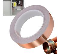 Conductive Copper Tape - Adhesive Metal Ribbon, Conductive Soldering Supply, Reliable Grounding Solution Tape | High Conductivity Surfacee Ensures Current Flow For Electrical Connections