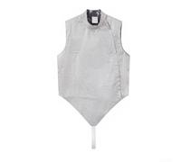 Conductive Foil Fencing Lame Jacket Vest For Competition And Practice Silver Color Sizes 38 Through 60 Suitable For Heights 110cm To 200cm Fabric(40#)