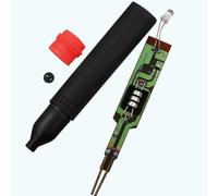 Conductive Grounding Tester Pen for Continuity & Electrical Conductivity Testing, Black/Red Plastic, 124 x 18 mm, Includes 3 LR41 Batteries