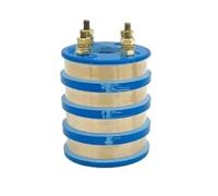 Conductive slip ring 4 Circuit Collecting Carbon Brush Slip Ring 8mm Rotating Electrical Joint Multilayer Copper Connectors (Slipring Only)(25x60x66-4)