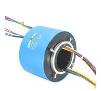 Conductive Slip Ring 50mm Bore Size 2A/5A/10A Current 2-24 Circuits Through Hole Multiple Configurations(50x119mm 2CH 5A)(50x119mm 24CH 10A)