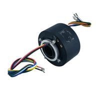 Conductive slip ring 6-way 5 amp with through hole high power motor dedicated to rotating equipment