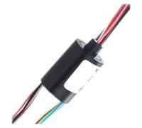 Conductive slip ring Mini capsule slip ring SNM012 6 wires/12 wires/18 wires rings 2A signal(18wires A-flange)