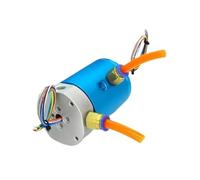 Conductive slip ring Rotary Union G1/8'' Port 1-8 Passages/Channel Gas, Air, Low Torque Slip Ring(1 passage 6CH 5A)