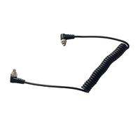 Conductive Sync Cable with Twist Lock Spring Cable for Photography Durability PVC Construction Sync Cable with Thread Lock