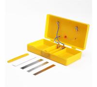 Conductivity Experiment Device Kit, Metal Plastic Tester With Copper Iron Aluminum Materials, Basic Physics Lab Equipment, Object Electrical Teaching Instrument For Primary School
