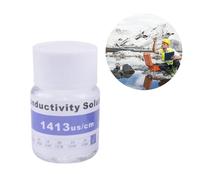 Conductivity Standard Solution,Standard Conductivity Salt Calibration Liquid for TDS Meter - Water Quality and Salinity Tester, Reusable EC Calibration Fluid, Measurement Supplies