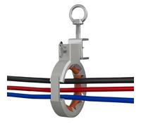Conduit Cable Pulley - Heavy-Duty Clamp-On Tool - Bridge Systems Cable Pulley - for Electricians Technicians Professionals Engineering Commercial Building