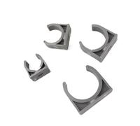 Conduit Clamp, Water Pipe Support 10pcs PVC 20~75mm Grey Support PVC Connector Garden Irrigation Fittings(63mm)