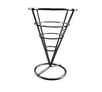 Cone Basket for French Fry Chips Metal Wire Basket French Fry Stand for Home Outdoor Event Fried Chicken Display Rack French Fries Stand Cone Basket Fry Holder