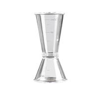 Cone Cocktail Jigger Double Head Jigger Plastic Cocktail Bar Measuring 10ml/20ml Measurer(10 20ml)