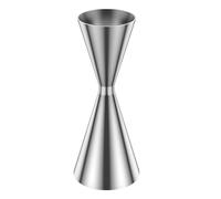 Cone Cocktail Jigger Spirit Measure,Stainless Steel Japanese Style Double Headed Spirits Measuring Cup with Measurements Inside 60ml 30ml for Cocktail, Whiskey, Alcohol(Silver)