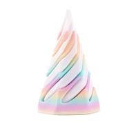 Cone Fidget Toy - 3D Printed Illusion Spinner | Stress Relief Desk Toy with Relaxation Features, Rainbow Color Spinner with Focus Aid for Kids, Adults, Office Play and Concentration Booster