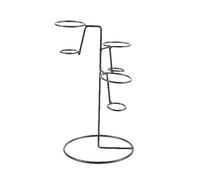 Cone Holder Stand | Black Cotton Candy and Ice Cream Stand | Sturdy Cone for Food Display, Decorative Food for Snow Cones, Sushi, Popcorn, Candy, French Fries
