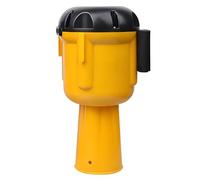 Cone-Mounted Retractable Belt Barrier 2/3/5/10M Retractable Traffic Ctopper Tape for Blocking Traffic and Pedestrian Areas,with Automatic Rebound/a/10M(32Ft)