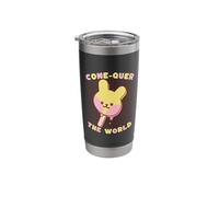 Cone-Quer The World Kawaii Bunny Ice Pop Stainless Steel Insulated Tumbler