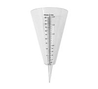 Cone rain Cup rain Gauge Measuring Cup, Capacity Clear Easy-Read Plastic Conical Meter, wit Device Rain Gauge Measuring Rain
