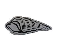 Cone Seashell Shaped Indian Hand Carved Wooden Printing Block Stamp
