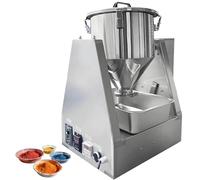 Cone Shape Dry Powder Mixer,Electric Stainless Steel Powder Mixer,Powder Blender,Granule Particle Blender,360°Rotation,with Material receiving basin for Teaching Laboratory Food Processing(40L-20kg)