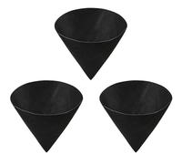 Cone Shaped Hanging Basket Liners, Heavy Duty Felt Planter Inserts for Outdoor Gardening, Bird Nesting Prevention & Moisture Retention Fabric, Replacement Liners for Cone Baskets(16inch/40.6cm)