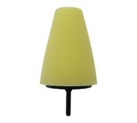 Cone Shaped Polishing Pad, Car Detailing Sponge Brush for Wheel Waxing & Buffing, 75x85mm Applicator for Hard-to-Reach Areas, Professional Grade Foam Tool(yellow)