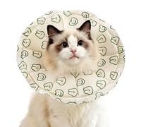 Cone Soft Cat Collar, Adorable Anti-Licking Collar, Adjustable Waterproof Anti-bite Collar for Kitten, for Cats and Puppies at Home All Seasons