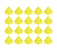 Cone Support Stand Pyramid Riser Plastic Set Kit Premium Durable Lightweight Supports Various Items Ideal for Carpentry Work Canvas Cabinet Door 20Pcs Yellow