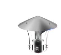 Cone Top Chimney Cap with Screen, Roof Line Cap Stainless Steel Outdoor Ventilation Exhaust Vent Cap,for Ducting Ventilation Cap Rain Hat Hood(D9cm/3.54in)