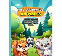 Conecta los Puntos para Niños: Mundo de Mamíferos: 10 Puzzles Educativos para Aprender Animales, Desarrollar la Coordinación Visomotriz y la Motricidad Fina en Infantil