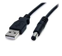 conecto CC20036 Low Voltage Charging Cable USB-A Male to DC Barrel Plug 5.5 x 2.5 mm 0.60 m Black