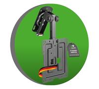 Conecto Ceiling Mount for TVs, Suitable for 19-43 Inches, Foldable, Height-Adjustable, Swivel, Tilt, up to VESA 200 x 200, Black