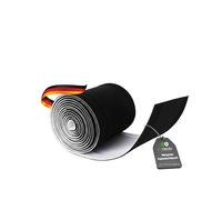 conecto Neoprene cable conduit with Velcro fastener, universal cable duct, cable management, cable organiser, cable guide, black/white, 3.0 m